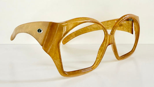 Christian Dior 70s vintage glasses - XL brown frames