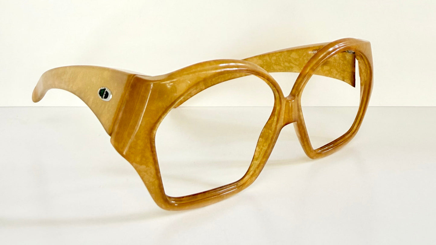 Christian Dior 70s vintage glasses - XL brown frames