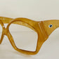 Christian Dior 70s vintage glasses - XL brown frames