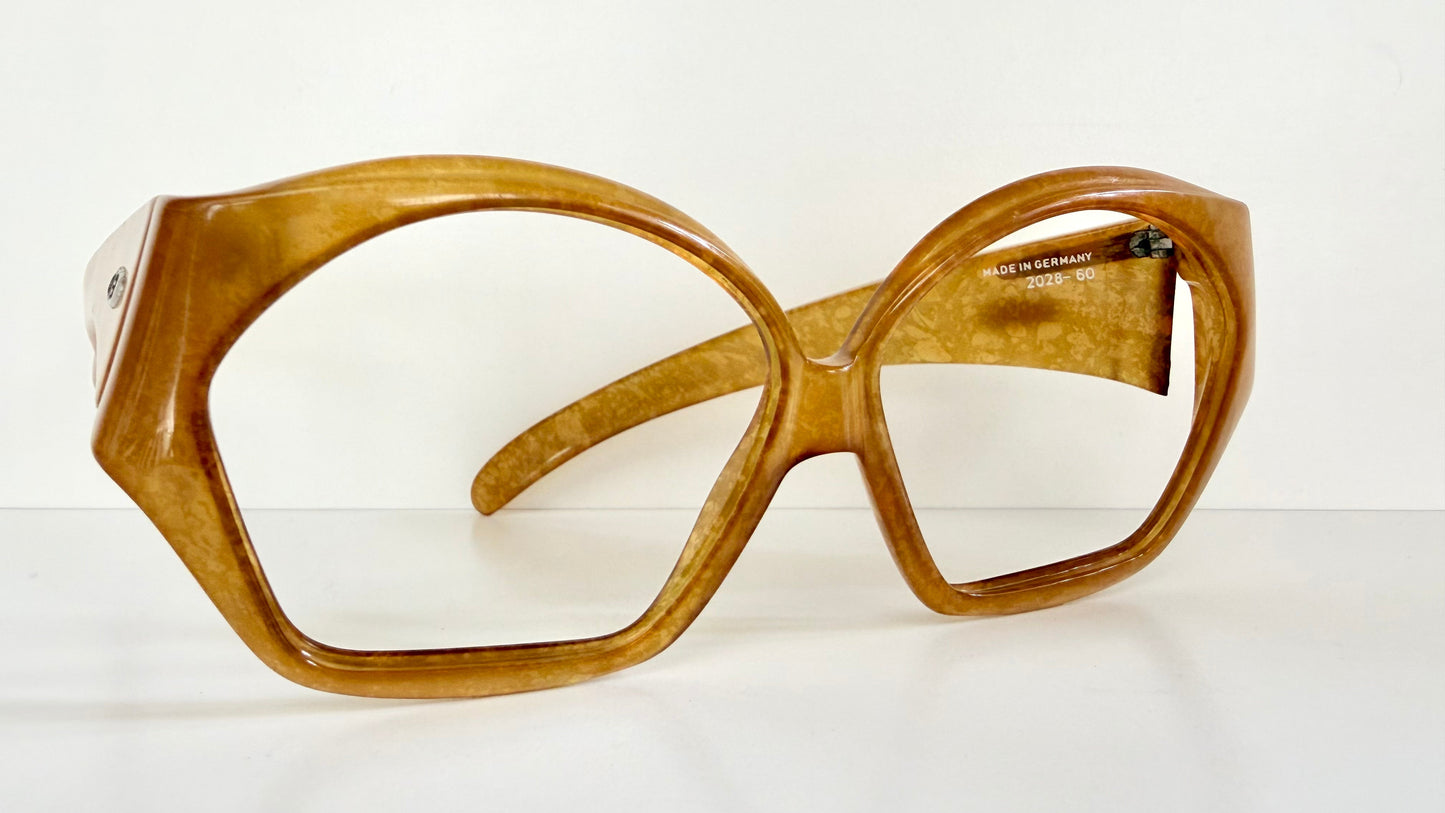 Christian Dior 70s vintage glasses - XL brown frames