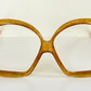 Christian Dior 70s vintage glasses - XL brown frames