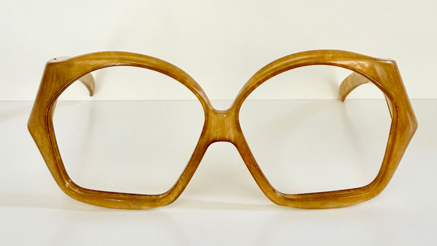 Christian Dior 70s vintage glasses - XL brown frames
