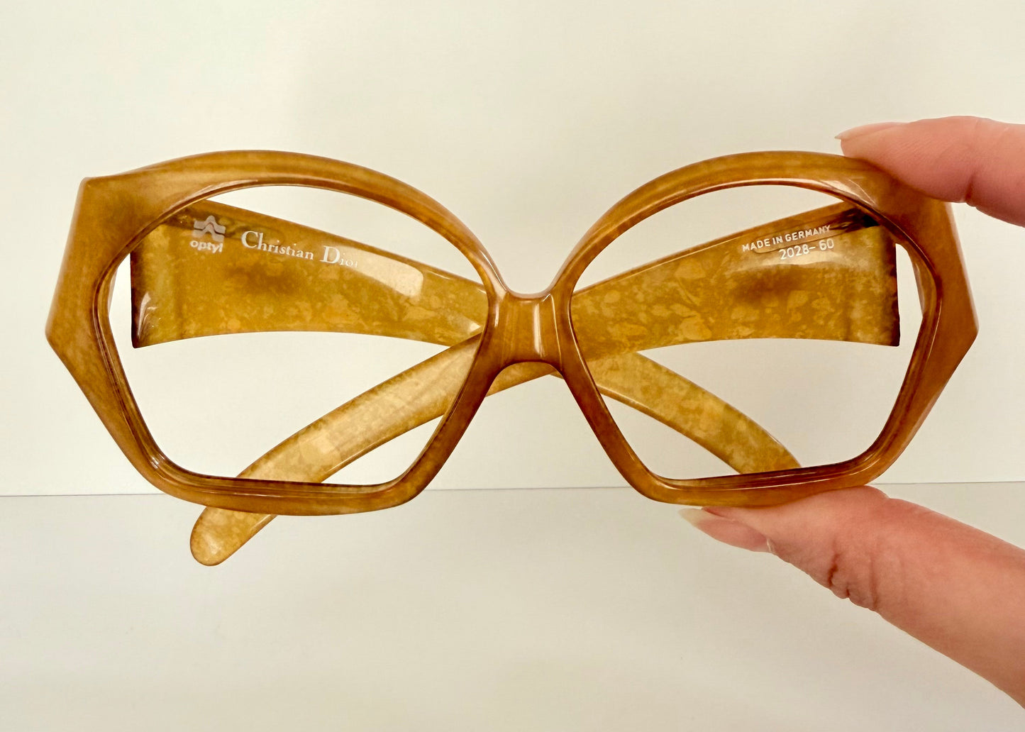 Christian Dior 70s vintage glasses - XL brown frames