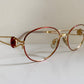 Nina Ricci 90s vintage glasses -red and gold frame