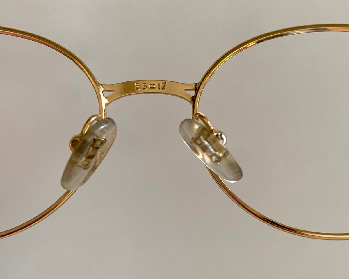 Nina Ricci 90s vintage glasses -red and gold frame
