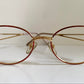 Nina Ricci 90s vintage glasses -red and gold frame