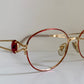 Nina Ricci 90s vintage glasses -red and gold frame