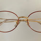 Nina Ricci 90s vintage glasses -red and gold frame