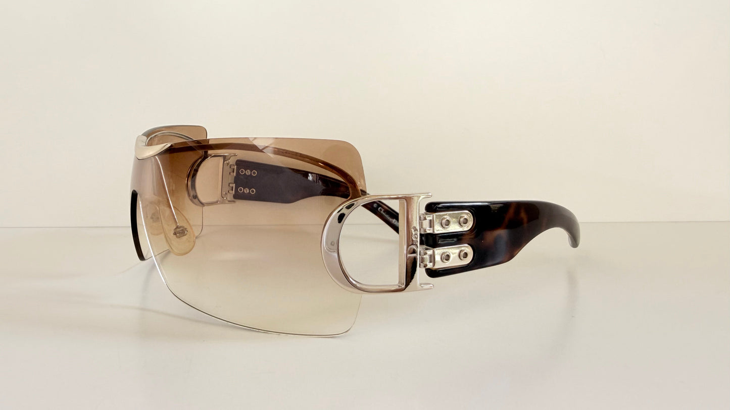 Christian Dior Vintage Sunglasses - Y2K Airspeed 1 shield XL frames