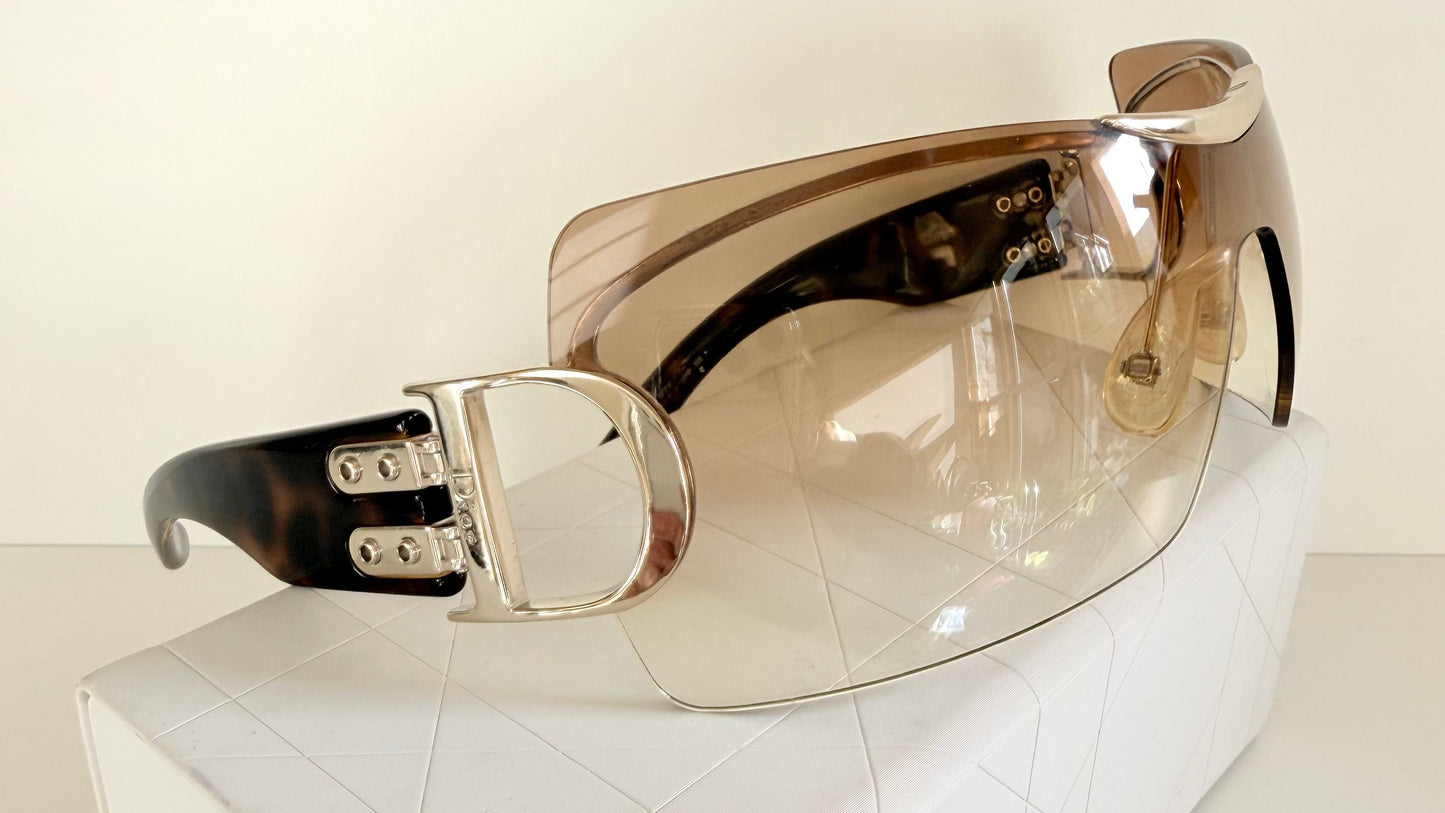 Christian Dior Vintage Sunglasses - Y2K Airspeed 1 shield XL frames