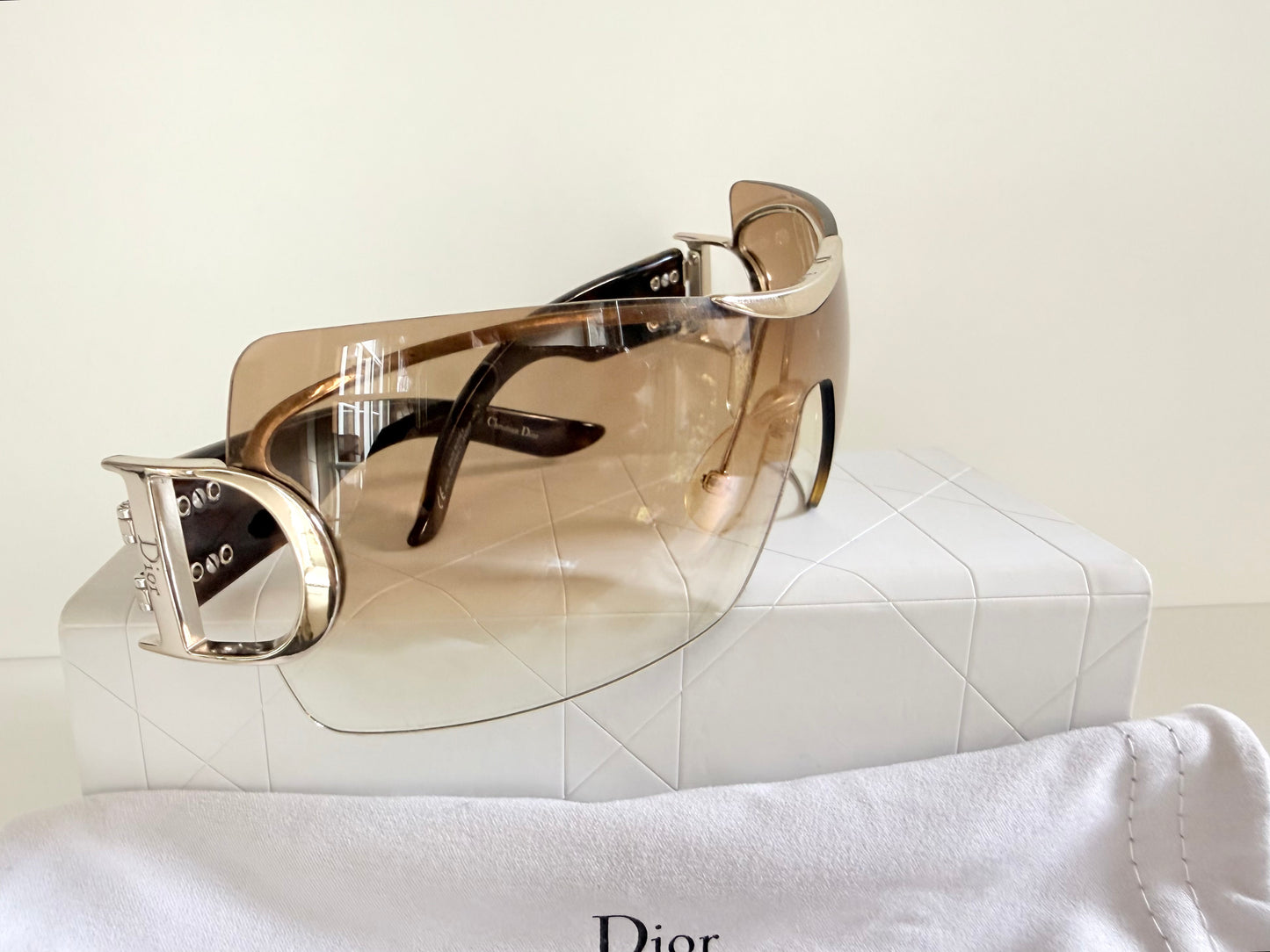 Christian Dior Vintage Sunglasses - Y2K Airspeed 1 shield XL frames