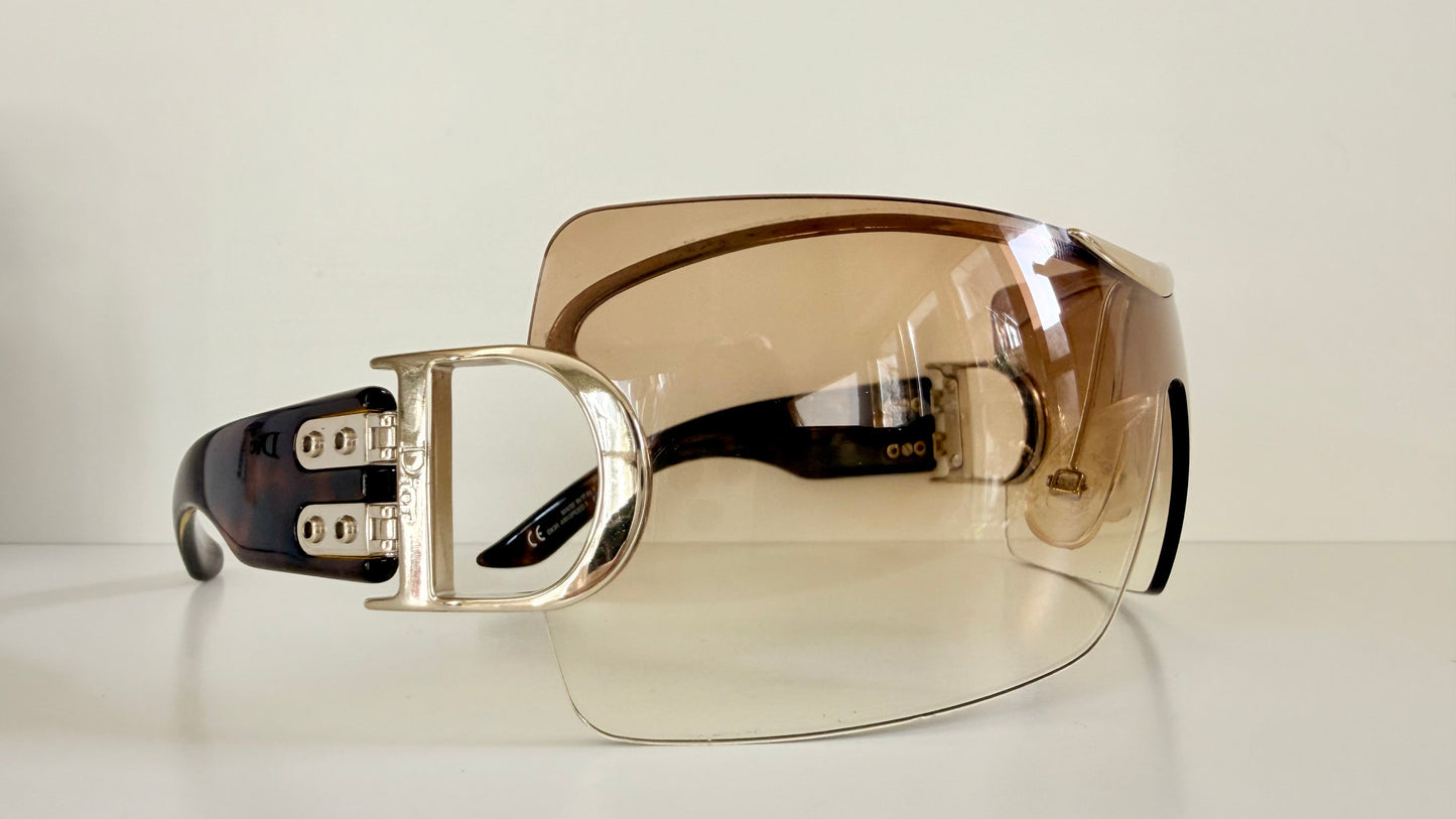 Christian Dior Vintage Sunglasses - Y2K Airspeed 1 shield XL frames