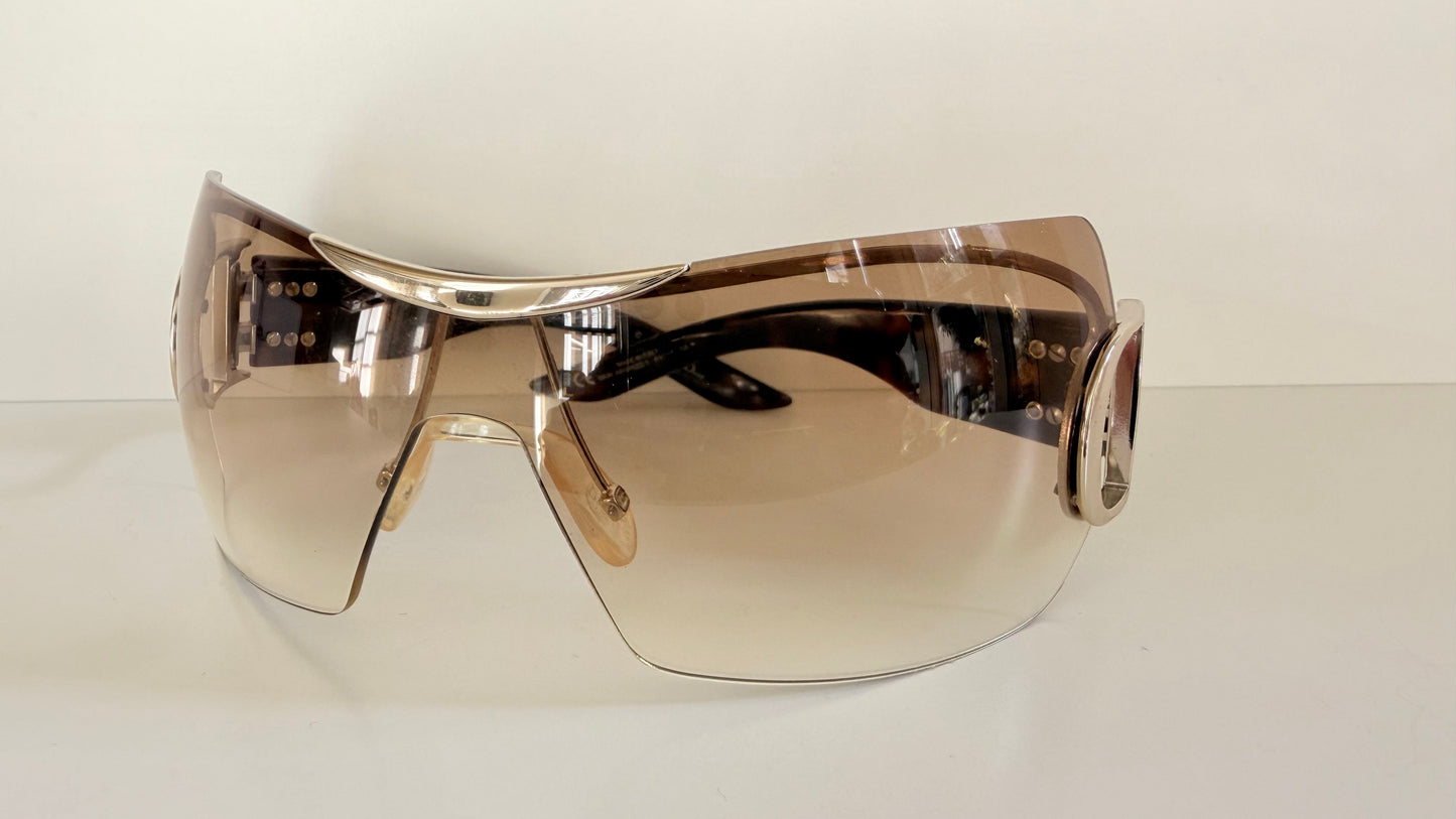 Christian Dior Vintage Sunglasses - Y2K Airspeed 1 shield XL frames