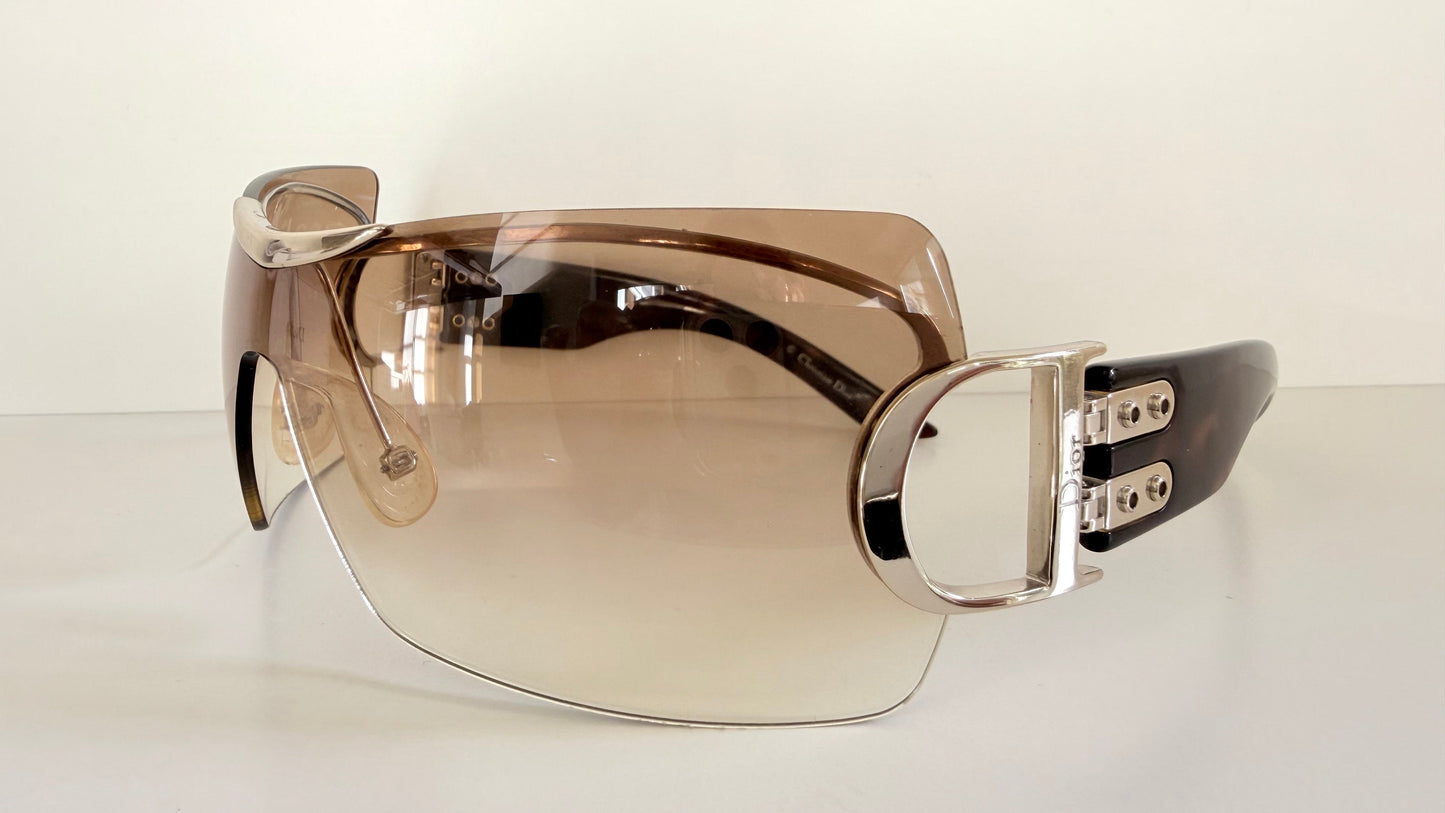 Christian Dior Vintage Sunglasses - Y2K Airspeed 1 shield XL frames