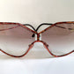 Christian Dior XL vintage sunglasses - 80s camouflage 2345 mask style frame