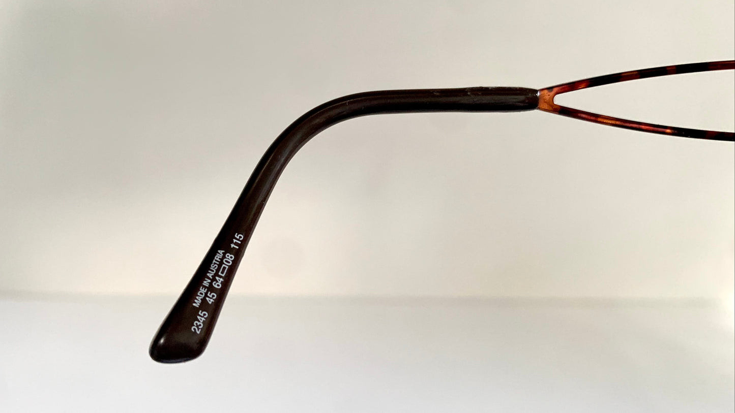 Christian Dior XL vintage sunglasses - 80s camouflage 2345 mask style frame