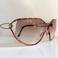 Christian Dior XL vintage sunglasses - 80s camouflage 2345 mask style frame