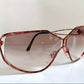 Christian Dior XL vintage sunglasses - 80s camouflage 2345 mask style frame