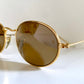 Ray Ban B&L USA - Diamond Hard W1919 90s 24k plated mirrored vintage sunglasses