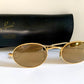 Ray Ban B&L USA - Diamond Hard W1919 90s 24k plated mirrored vintage sunglasses