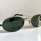 Ray Ban B&L USA vintage sunglasses - W1283 Antique Collection silver oval frame NOS