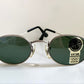 Ray Ban B&L USA vintage sunglasses - W1283 Antique Collection silver oval frame NOS