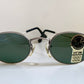 Ray Ban B&L USA vintage sunglasses - W1283 Antique Collection silver oval frame NOS