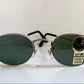 Ray Ban B&L USA vintage sunglasses - W1283 Antique Collection silver oval frame NOS