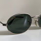 Ray Ban B&L USA vintage sunglasses - W1283 Antique Collection silver oval frame NOS