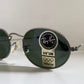 Ray Ban B&L USA vintage sunglasses - W1283 Antique Collection silver oval frame NOS