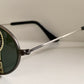 Ray Ban B&L USA vintage sunglasses - W1283 Antique Collection silver oval frame NOS