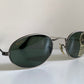 Ray Ban B&L USA vintage sunglasses - W1283 Antique Collection silver oval frame NOS