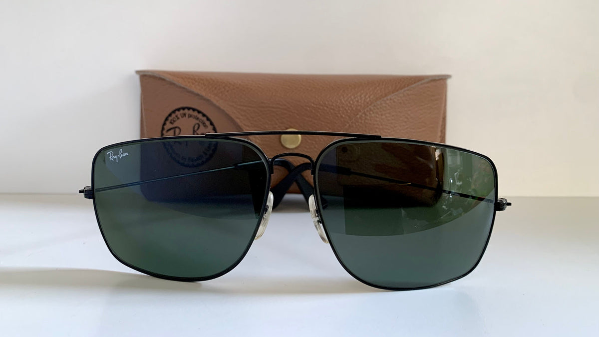 Ray Ban B&L USA 90er Vintage Sonnenbrille - W2966 Predator Sports mattschwarz