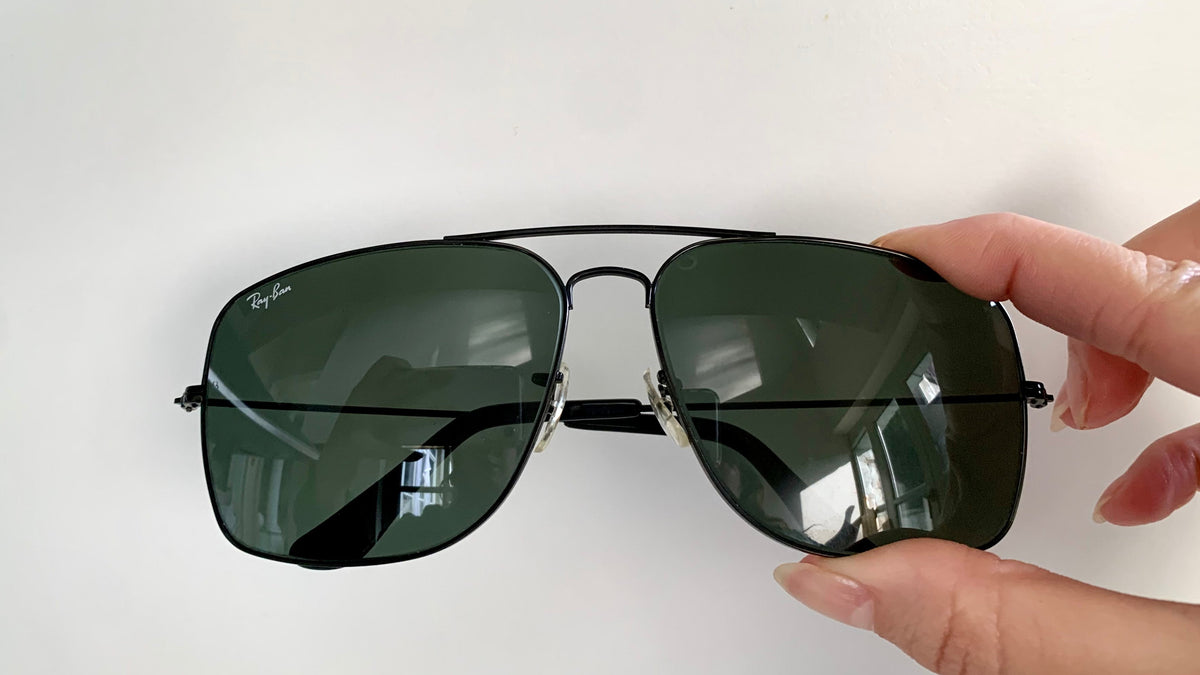 Ray Ban B&L USA 90er Vintage Sonnenbrille - W2966 Predator Sports mattschwarz