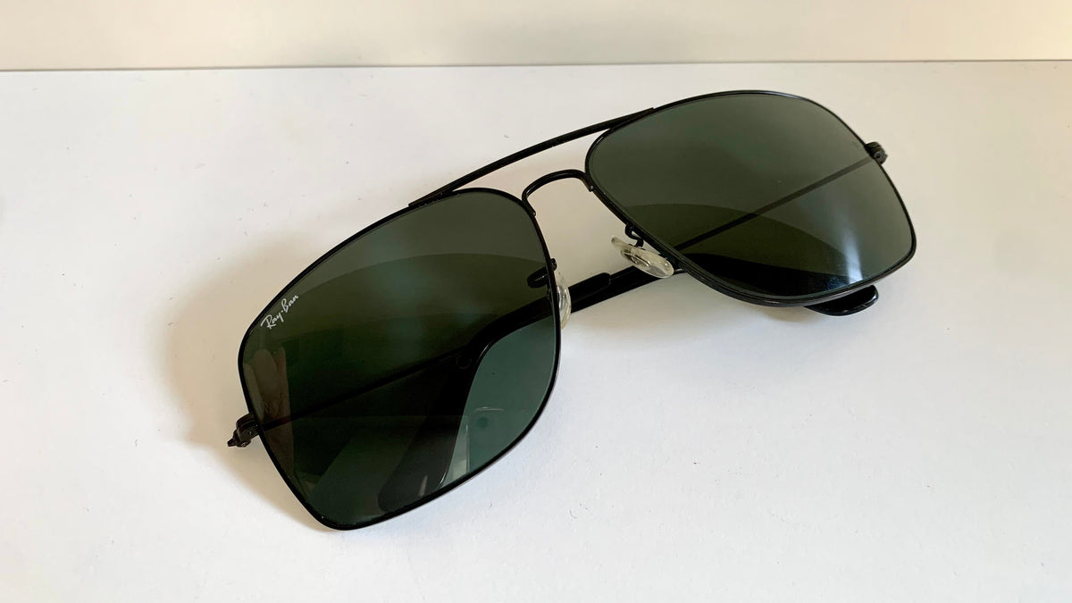 Ray Ban B&L USA 90er Vintage Sonnenbrille - W2966 Predator Sports mattschwarz