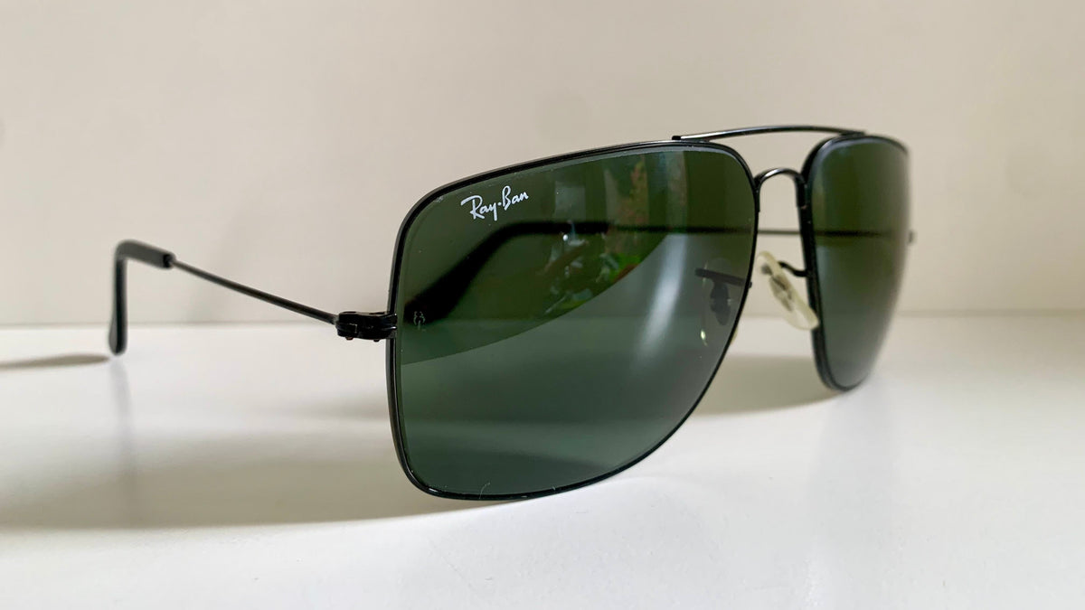 Ray Ban B&L USA 90er Vintage Sonnenbrille - W2966 Predator Sports mattschwarz