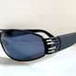 Versus by Gianni Versace vintage 90s sunglasses - black and blue frame