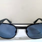 Versus by Gianni Versace vintage 90s sunglasses - black and blue frame