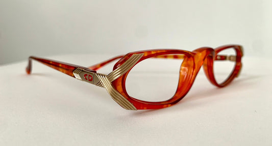 Christian Dior 80s vintage glasses - 2595 red reading frames