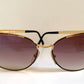 Missoni 80s vintage sunglasses - NOS brown and black oversized vintage frames