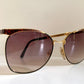 Missoni 80s vintage sunglasses - NOS brown and black oversized vintage frames