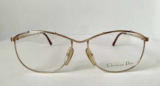 Christian Dior 80s Vintage glasses - 2680 golden metal frames