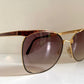 Missoni 80s vintage sunglasses - NOS brown and black oversized vintage frames