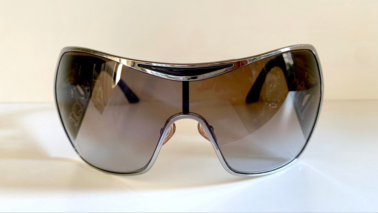 Dior 00s vintage sunglasses - Dior Gaucho shield XXL Y2K frames