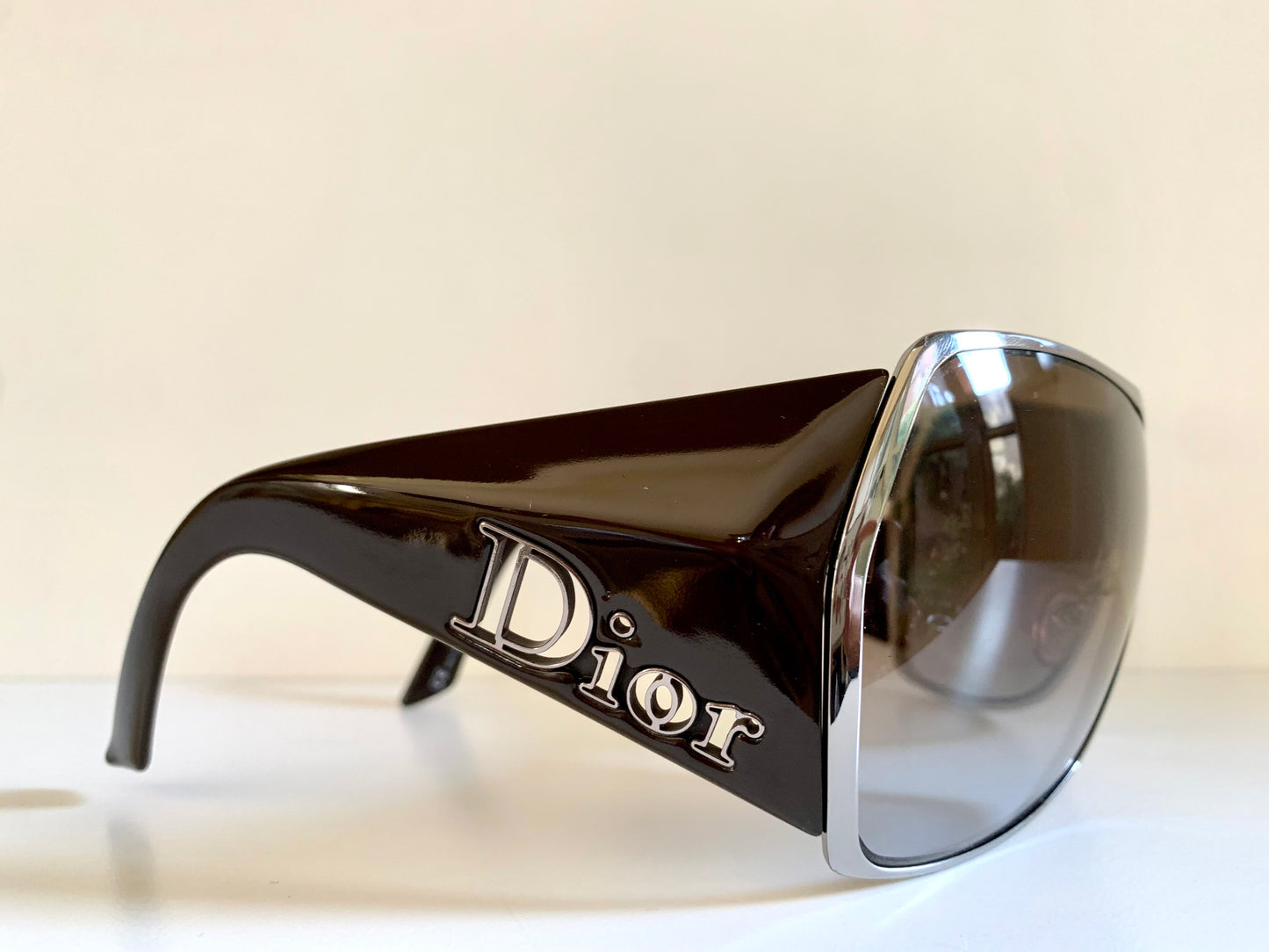 Dior 00s vintage sunglasses - Dior Gaucho shield XXL Y2K frames