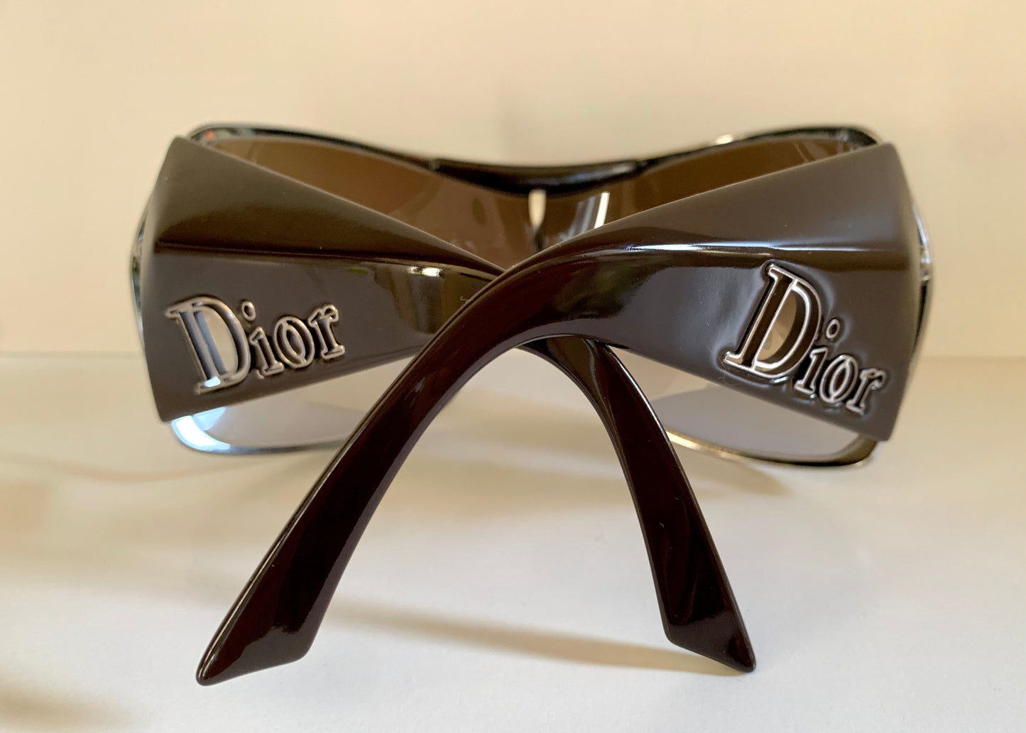 Dior 00s vintage sunglasses - Dior Gaucho shield XXL Y2K frames