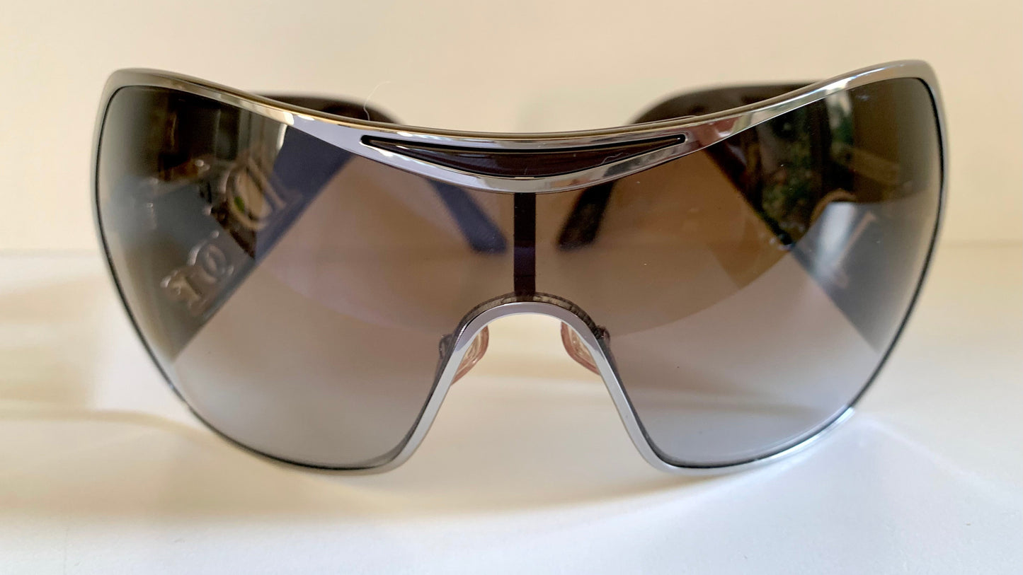 Dior 00s vintage sunglasses - Dior Gaucho shield XXL Y2K frames