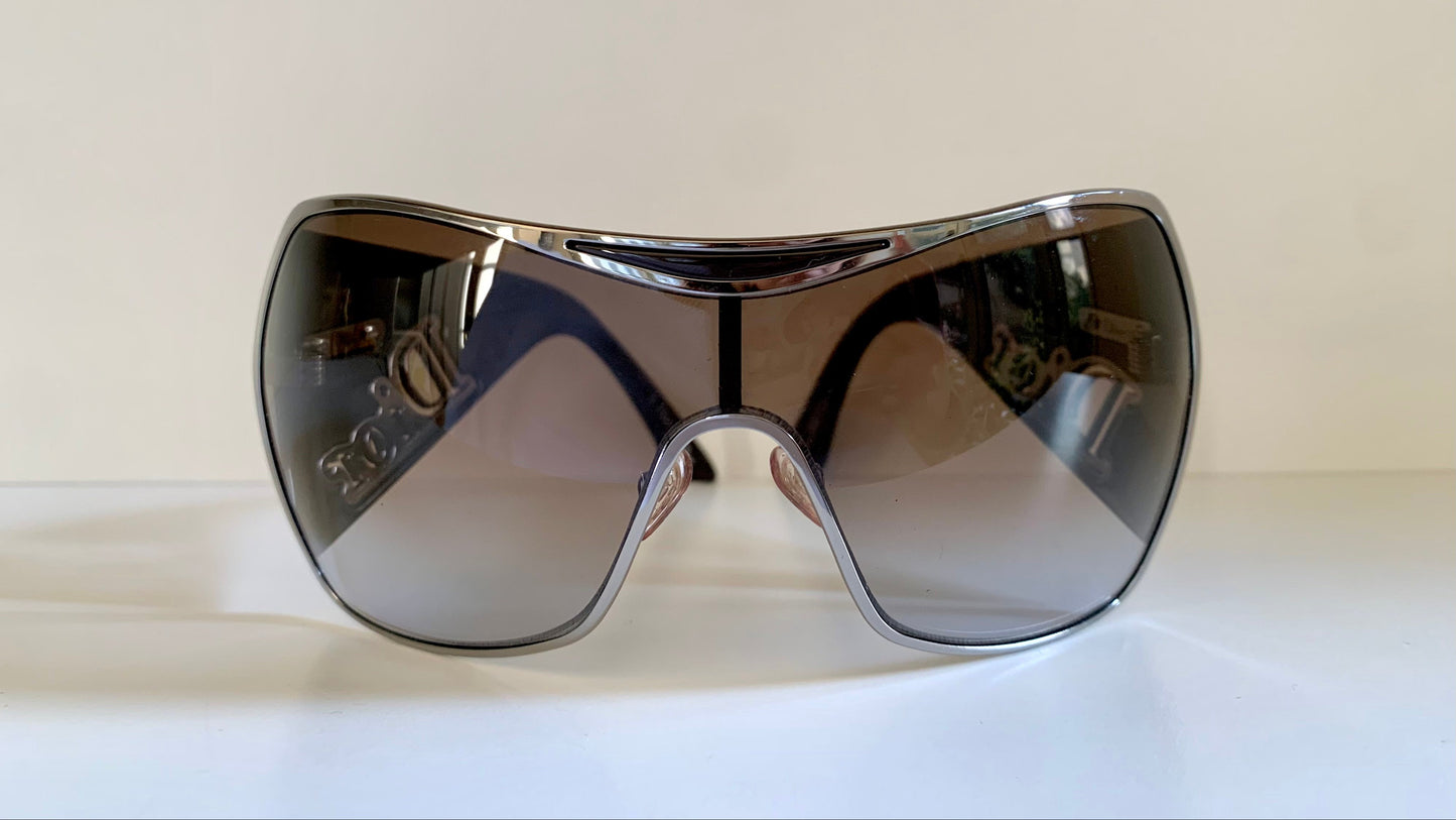 Dior 00s vintage sunglasses - Dior Gaucho shield XXL Y2K frames