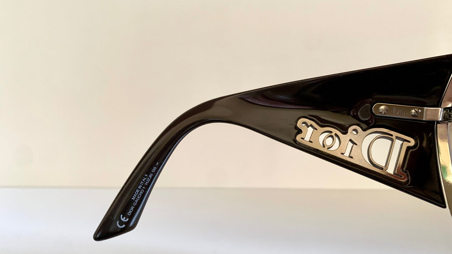 Dior 00s vintage sunglasses - Dior Gaucho shield XXL Y2K frames