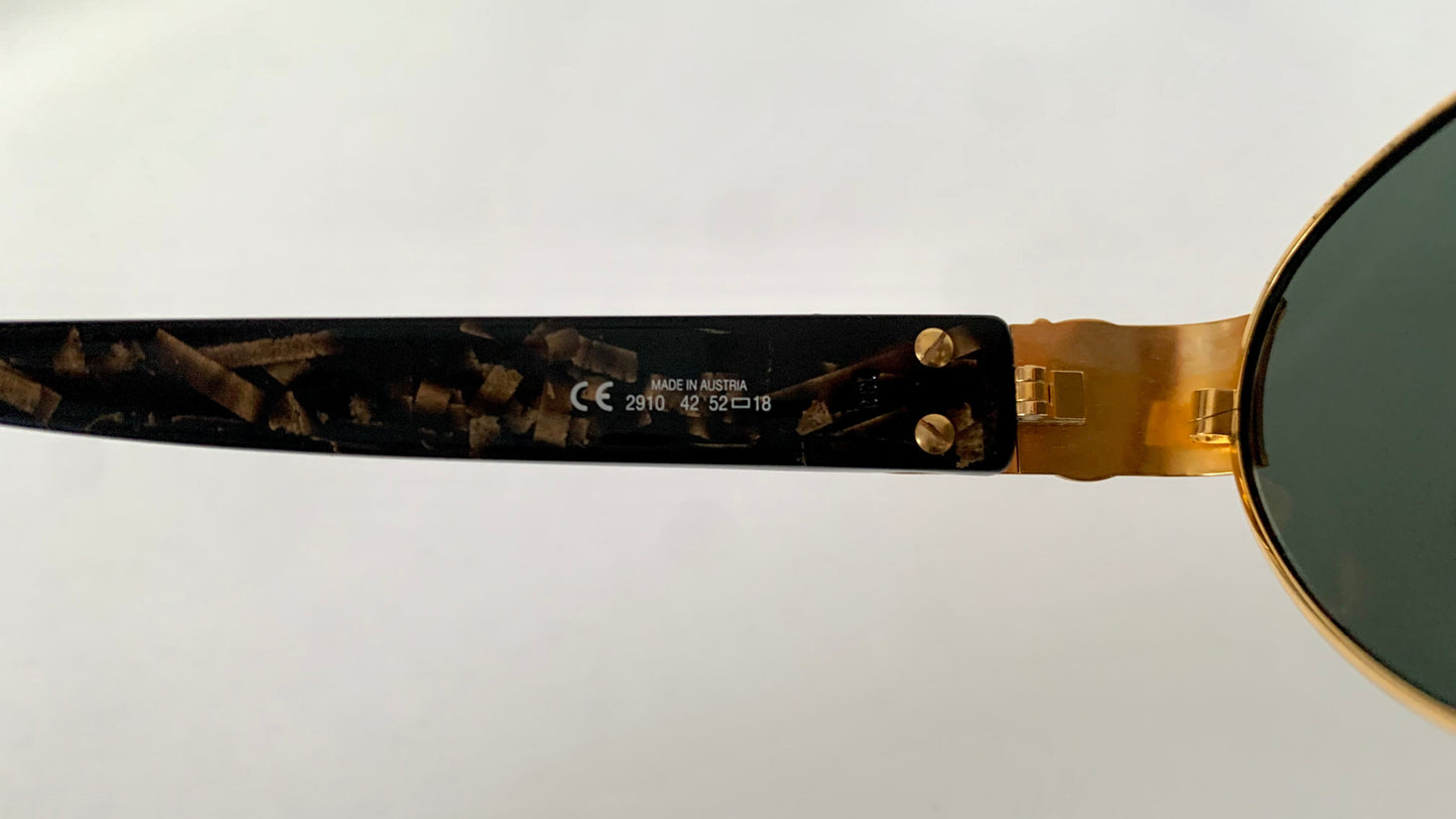 Christian Dior Vintage Sunglasses - 2910 golden oval 90s frames